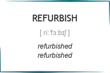 refurbish » English .